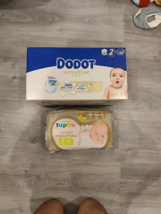 Pack Pañales Dodot sensitive/Lupilu premium Talla2