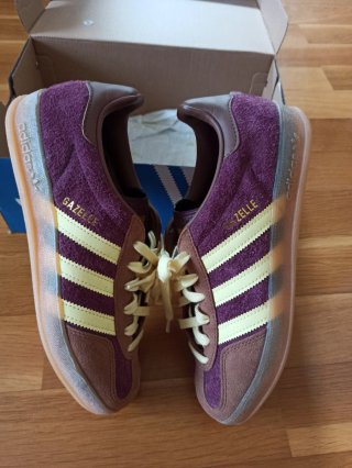 Adidas Gazelle burdeos/marrón Talla 40