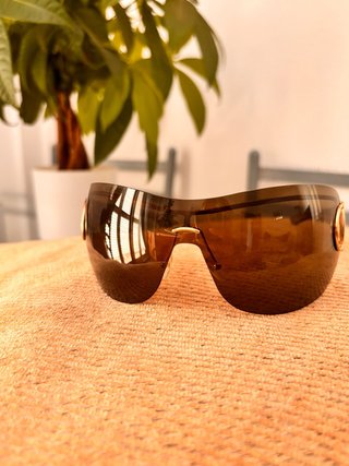Gafas de Sol Gucci Marrones y Doradas