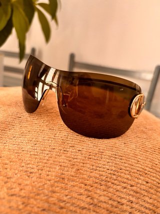 Gafas de Sol Gucci Marrones y Doradas