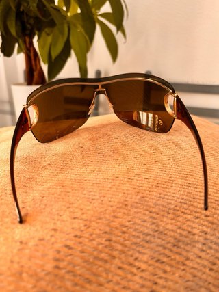 Gafas de Sol Gucci Marrones y Doradas