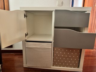 Mueble Ikea 4 cubos cajones y cestas
