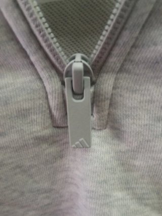 Sudadera Adidas Gris Media Cremallera XS