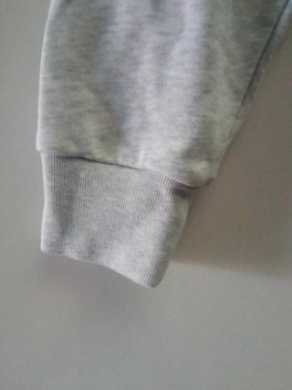 Sudadera Adidas Gris Media Cremallera XS