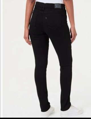 Pantalones Levis Mujer Negros