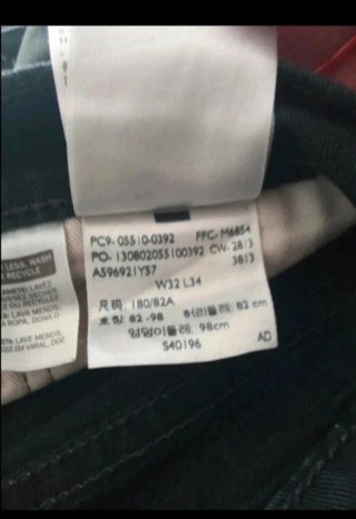 Pantalones Levis Mujer Negros