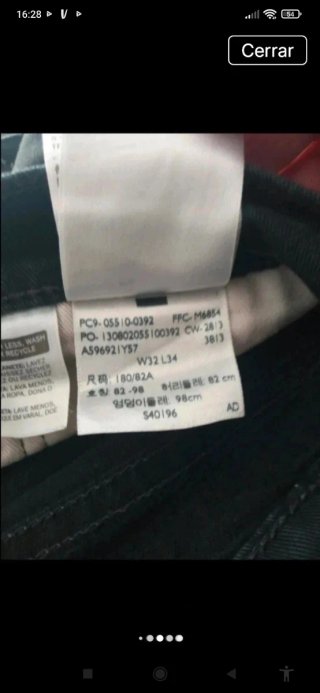 Pantalones Levis Mujer Negros
