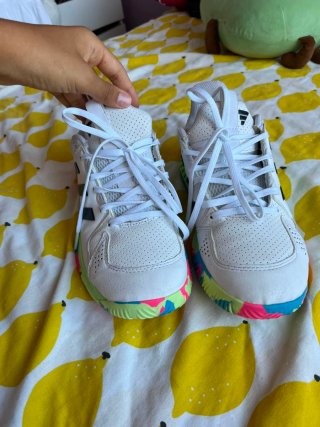 Zapatillas Adidas Balonmano Blancas y Verdes