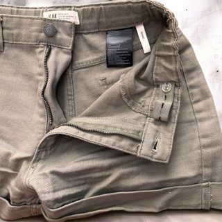 Shorts H&M vita alta verde militare estivi