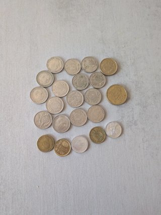 Lote monedas antiguas españolas - Pesetas