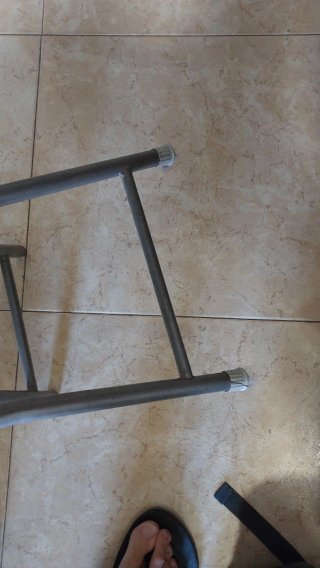 Taburete plegable con estampado de ciudades