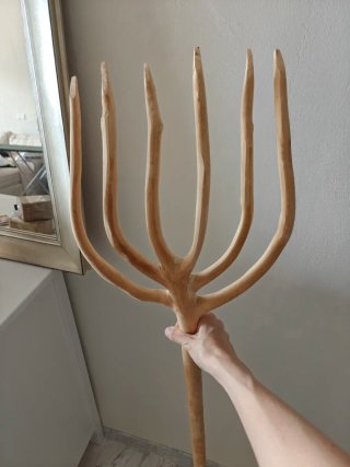 Horca de madera 6 púas