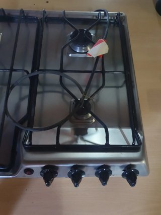 Cocina de gas acero inoxidable 4 fogones