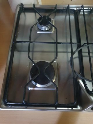 Cocina de gas acero inoxidable 4 fogones