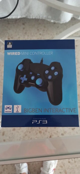 Mando PS3 Bigben Mini Controller Negro/Azul