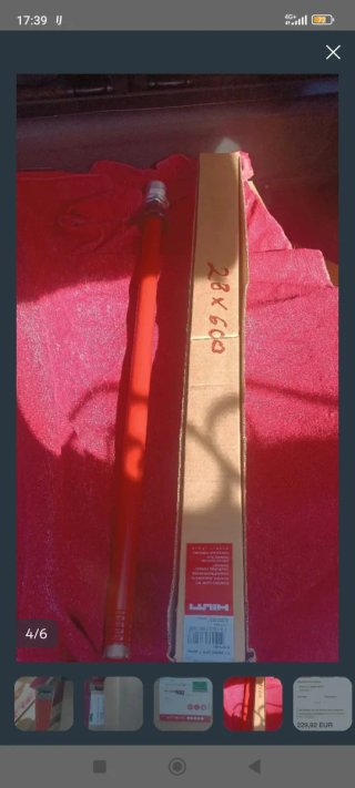 Broca Corona Hilti C+ 28/600 SPX-T