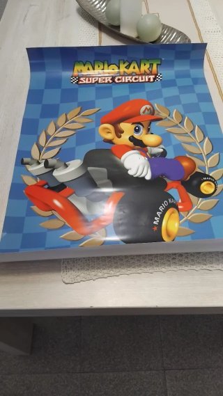 Póster Mario Kart Super Circuit Nintendo