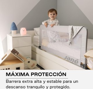 Jané Barrera de Cama Abatible 140 cm Gris Barrera