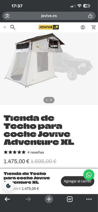 Tienda de techo Jovive