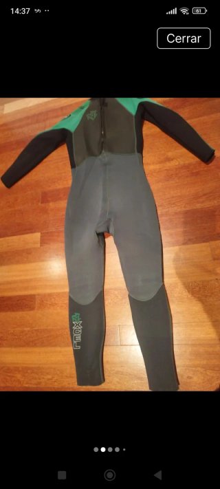 Neopreno Xcel Gris y Verde Talla 16