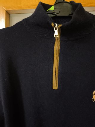 Jersey punto de cuello alto XXL