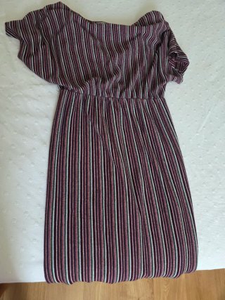 Vestido rayas multicolor talla M