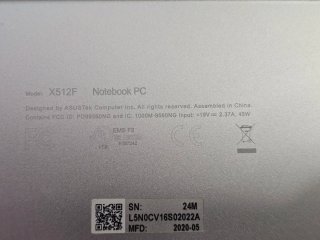 Portátil Asus Vivobook X512F Plata