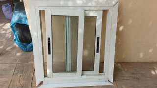 Ventana corredera aluminio blanco