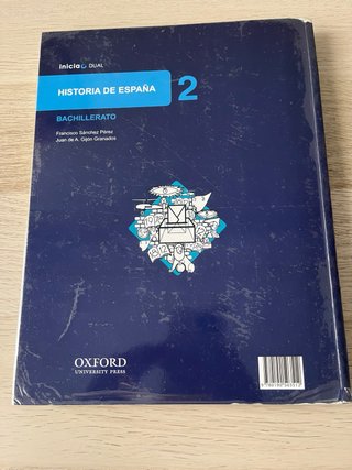 Historia de España, Bachillerato 2
