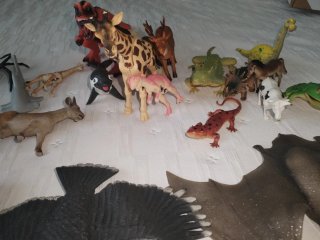 Lote figuras animales