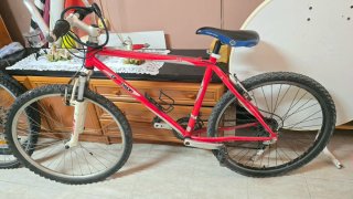Bicicleta de Montaña Roja