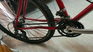 Bicicleta de Montaña Roja
