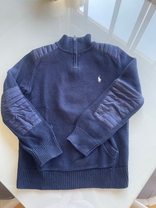 Suéter Polo Ralph Lauren niño azul talla 8