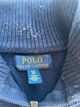 Suéter Polo Ralph Lauren niño azul talla 8