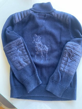 Suéter Polo Ralph Lauren niño azul talla 8
