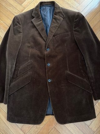 Giacca Ralph Lauren Marrone Velluto