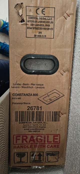 Lavabo Constanza 800 Blanca