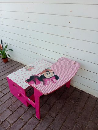 Banco Escritorio Infantil Minnie Mouse