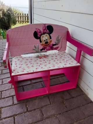 Banco Escritorio Infantil Minnie Mouse