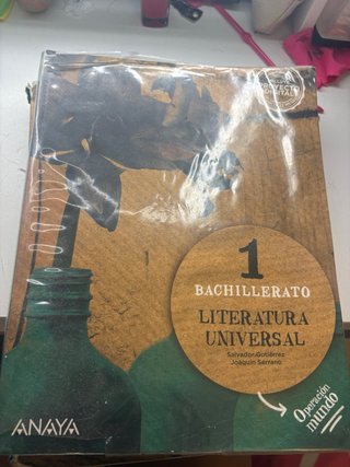 Libro de bachillerato literatura universal