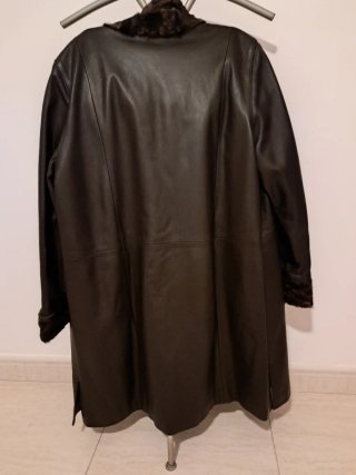 Chaquetón de piel CAMPOY marrón