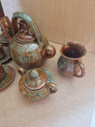 Juego de té de cerámica