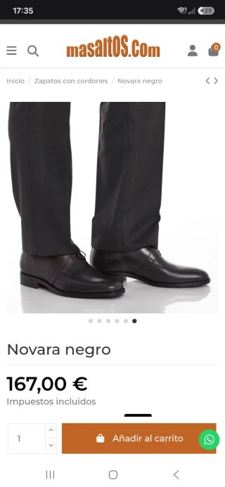 Zapatos MasAltos Diseño Italiano Negro + 7cm