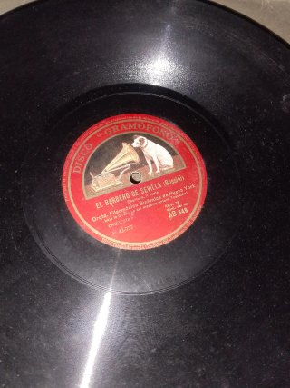 Disco de pizarra antiguos