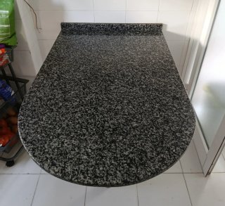 Cocina y encimera granito