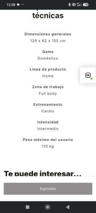 Elíptica Bodytone Home