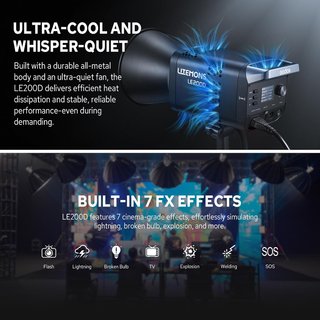Godox LE200D Luz LED COB para Vídeo, nueva