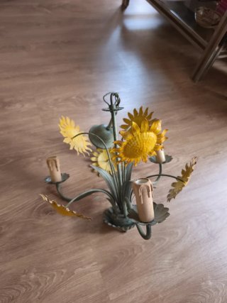 Lámpara provenzal girasoles