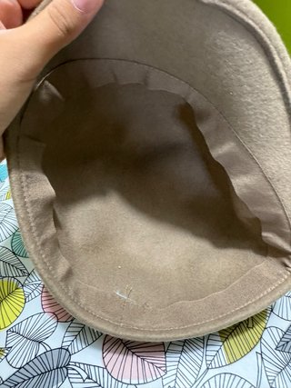 Sombrero elegante niña marrón de fieltro