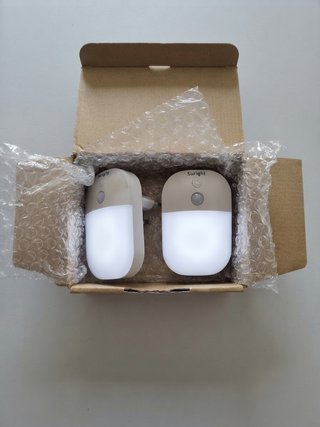Set 2 Luci Notturne LED Suright